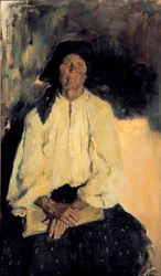 Porträt einer alten Dame