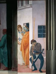 Der heilige Petrus wird aus dem Gefängnis befreit, von Filippino Lippi, Fresko