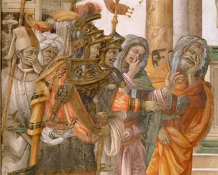 Der heilige Philipp befiehlt einem Monster, den Tempel des Mars in Hierapolis zu verlassen