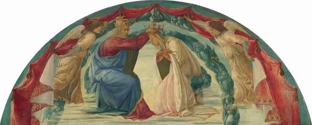 Die Krönung der Jungfrau, ca. 1475.