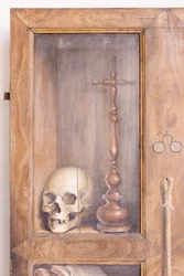Wand- und Holzgemälde von Filippo Balbi, (Detail)