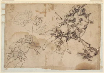 Studie für ein Gemälde zum Thema Callisto