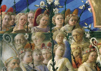 Krönung der Jungfrau (Detail)