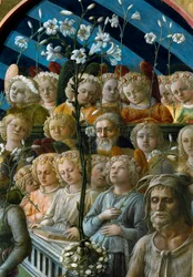 Die Krönung der Jungfrau (Detail)