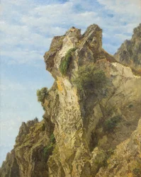 Eine Küstenklippe von Amalfi
