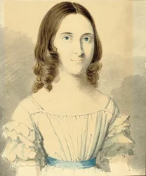 Ein Porträt von Christina Georgina Rossetti