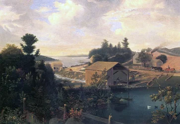 Die Mühle in Lanesville, 1849