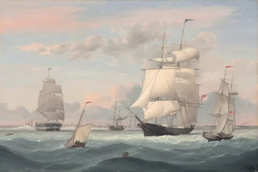 New Yorker Hafen, 1852