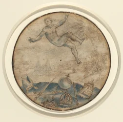 Mann, der vom Himmel fällt