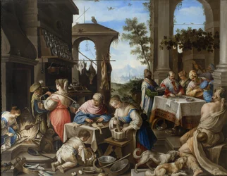 Bankett des reichen Epulone, 1600-25