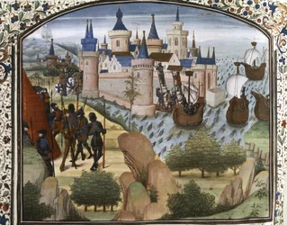 Kreuzzüge: Konstantinopel belagert von den Kreuzfahrern