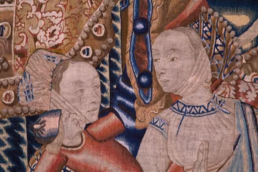 Das Durchqueren des Roten Meeres (Paso del Mar Rojo). Ca. 1490. (Detail)