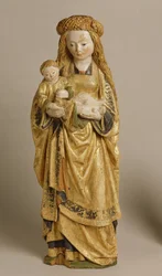 Madonna mit Kind, Schule von Mechelen, um 1500