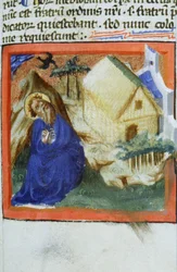 Ms Gen 1111 Seite aus der Legenda Aurea, Brügge, ca. 1400-10