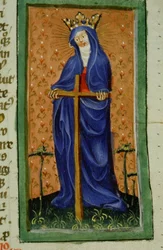Ms Gen 1111 Seite aus der Legenda Aurea, Brügge, ca. 1400-10