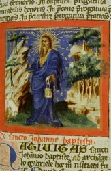 Ms Gen 1111 Seite aus der Legenda Aurea, Brügge, ca. 1400-10