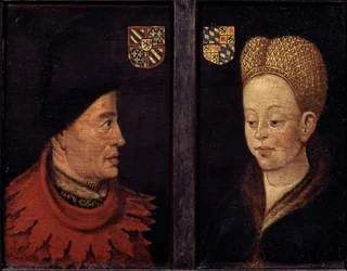 Porträt von Johann dem Furchtlosen und Margaretha von Bayern