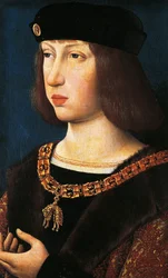 Porträt von Philipp I. von Kastilien, genannt der Schöne, Königsgemahl von Kastilien und León