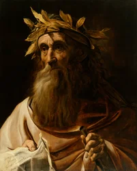 Porträt des Dichters Homer, 1639