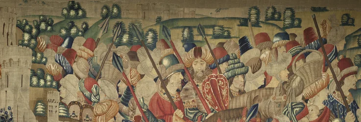 Wandteppich zeigt die Eroberungen von König Alfons V. von Portugal