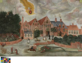 Westfassade des St. Johannes-Hospitals
