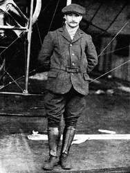 Henri Salmet, der große Bleriot-Pilot, in Hendon, London, 1912 1933