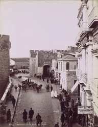 Intérieur de la Porte de Jaffa, ca. 1870