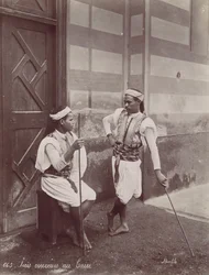 Sais-Läufer in Kairo, 1870er Jahre