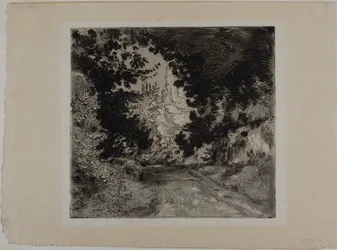 Der Weg von Coutures, in Sèvres