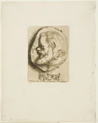 Profilporträt von Charles Meryon