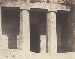 Béni-Haçan, Hypogäische Architektur - Grab von Amoneï, 1851-52, gedruckt 1853-54
