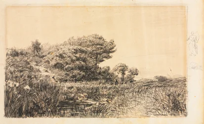 Rand des Sumpfes bei Couronne, 1863