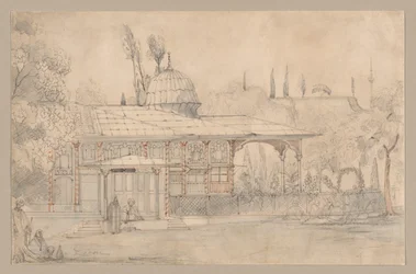 Pavillon in der Nähe einer Moschee (recto)