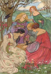 Illustrationen für Christina Rossettis 