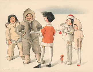 Illustration für Die Golliwoggs Polarabenteuer