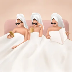Freunde Spa-Tag
