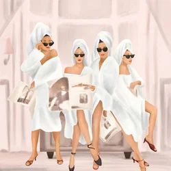 Glamouröse Spa-Frauen