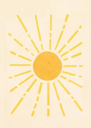 Goldener Sonnenstrahl