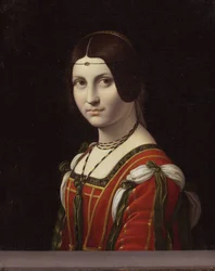 Porträt einer Frau, genannt „La Belle Ferronnière“