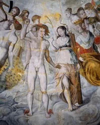 Merkur, Bote der Götter und Psyche, Janus rechts