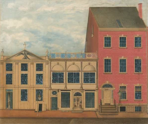 Das Geschäft und Lagerhaus von Duncan Phyfe, 168-172 Fulton Street, New York City, ca. 1816