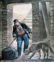 Ein Verbrechen in der Rue Botzaris, Paris, 1892
