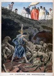 Menelik II. von Äthiopien, 1898