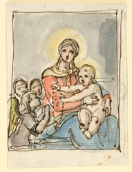 Christuskind mit Rosenkranz