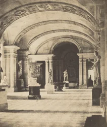 Salon der Karyatiden, Louvre, ca. 1851