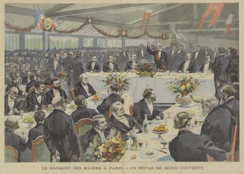 Bürgermeisterbankett in Paris: Ein Essen für 22.500 Personen