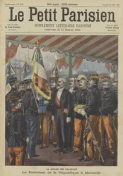 Präsident Loubet von Frankreich besucht Marseille