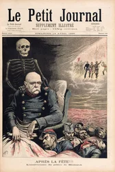 Nach dem Fest: Geburtstag des Fürsten von Bismarck, aus „Le Petit Journal“, 14. April 1895