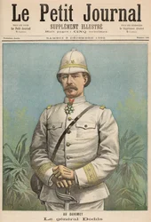 General Alfred Amedee Dodds (1842-1922) in Dahomey, aus 
