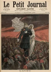 Die Beichte: Otto von Bismarck (1815-98) mit dem Tod, aus „Le Petit Journal“, 17. Dezember 1892